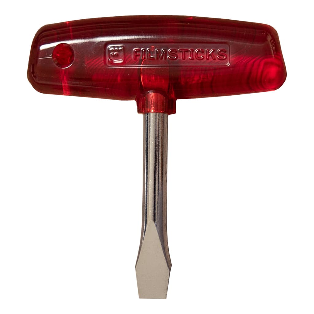 T-Handle Slotted Screwdriver 65mm/2.56" Shaft (RED)